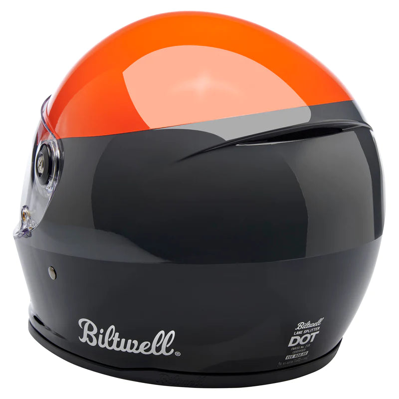 LANE SPLITTER ECE R22.05 HELMET - PODIUM GLOSS ORANGE/GREY/BLACK