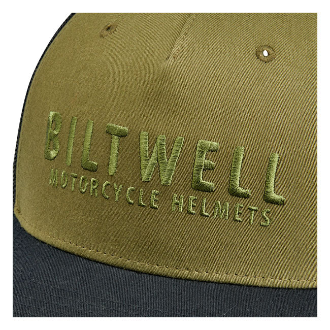 BILTWELL WOODSY SNAPBACK CAP OLIVE/BLACK