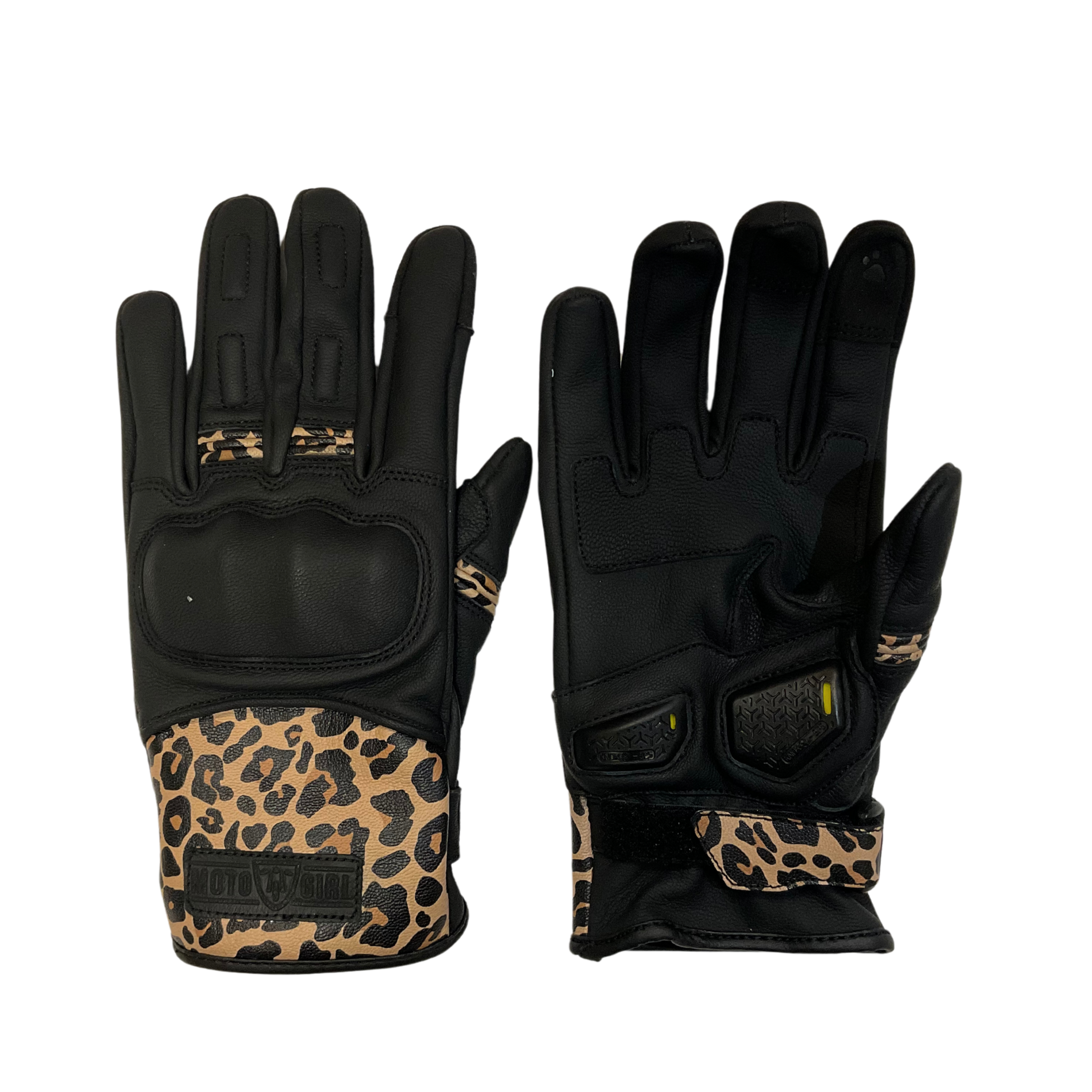 Motogirl Bessie Gloves (Leopard)