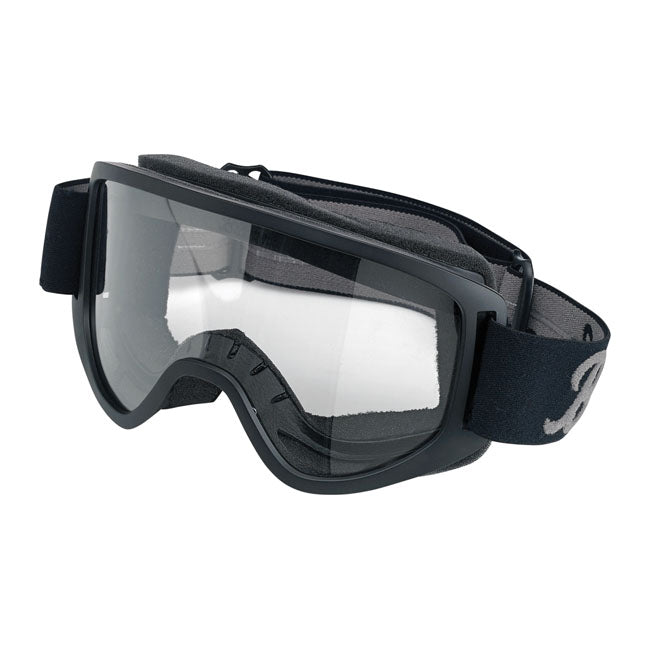 BILTWELL MOTO 2.0 SCRIPT GOGGLES BLACK