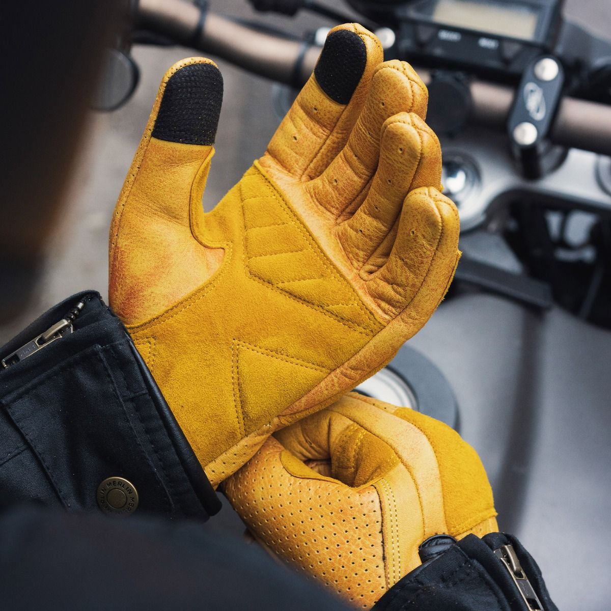 78 Motor co. Seraph Gloves Sahara Yellow